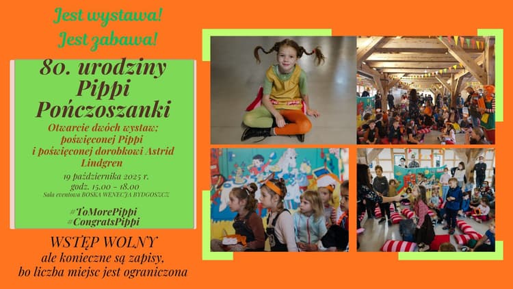 80. URODZINY PIPPI POŃCZOSZANKI z TuCzyTam